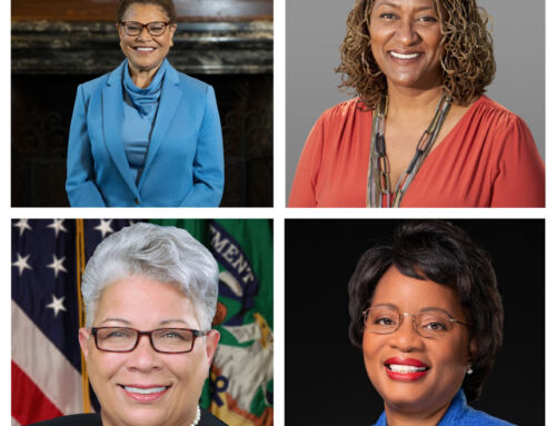 Mayor Karen Bass and Supervisor Holly Mitchell join the  Black Business Association at 2024 Salute To Black Women